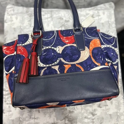 Coach Legacy Heritage Signature Candace Carryall Satchel Handbag  - Image 1 of 4