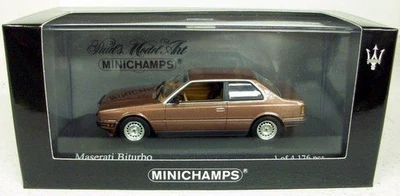 MINICHAMPS 1/43 - 400 123500 MASERATI BITURBO 1982 COPPER METALLIC - Image 1 of 4