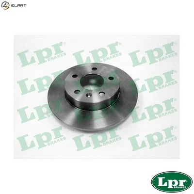 2x BRAKE DISC O1431P FOR VAUXHALL ZAFIRA/Mk/II CORSA ASTRAVAN/IV COMBO MERIVA - Image 1 of 4