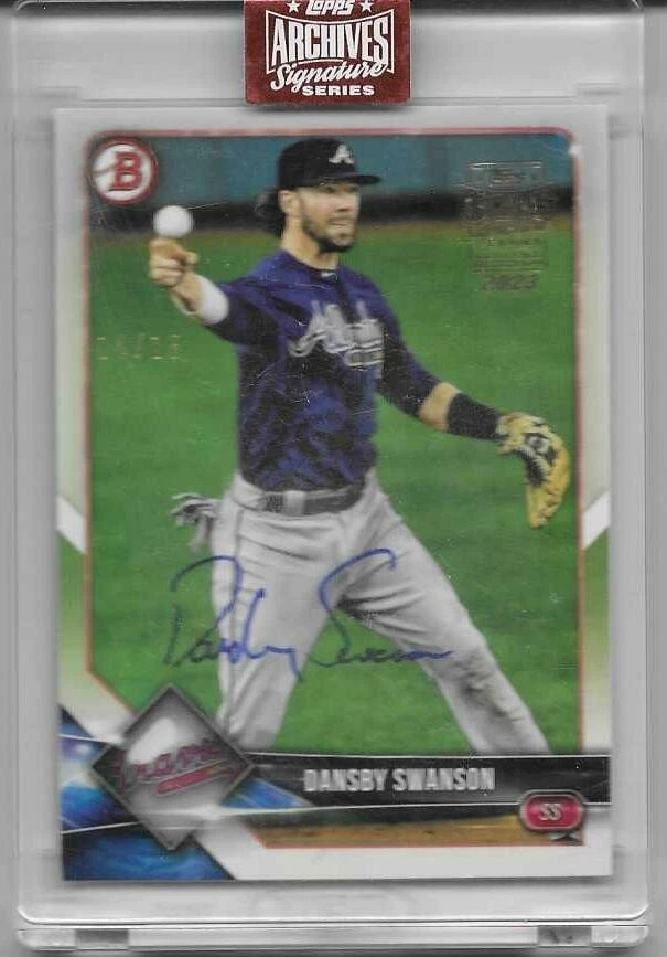 Dansby Swanson Autograph Baseball Cards for sale | eBay