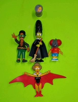 The Simpsons Treehouse of Horror Halloween Figure Lot Bundle Playmates Toys Rare - Image 1 of 4