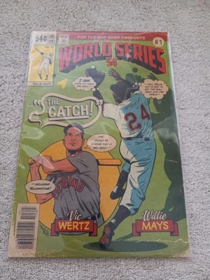 Willie Mays "The Catch" Pop Fly Print Daniel Jacob Horine 259/418 Giants - Image 1 of 2