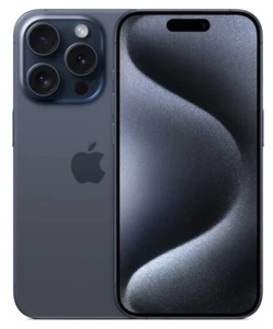 Apple iPhone 15 Pro - 256GB - Unlocked - Blue Titanium - Fair - Picture 1 of 1