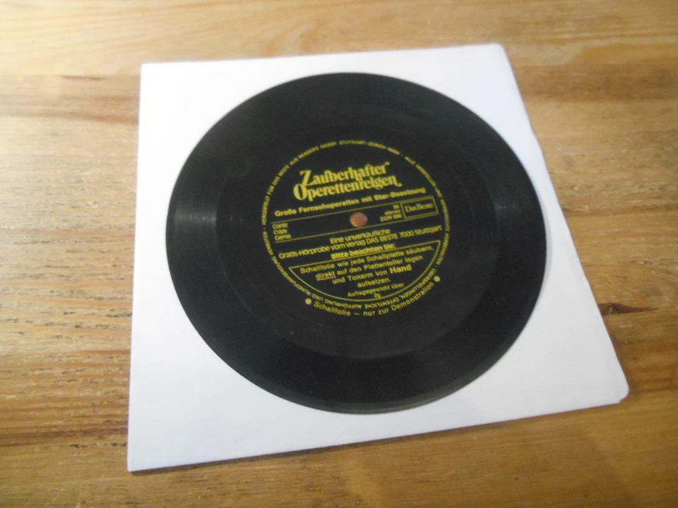 7" Werbe Zauberhafter Operettenreigen (. Song) Promo DAS BESTE Flexi / disc only - Bild 1 von 1