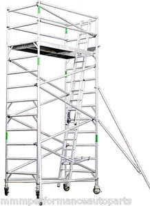 Aluminium Scaffold 6.7m Reach Mobile Scaffolding Tower 450kg, Australian Design - Picture 1 of 8