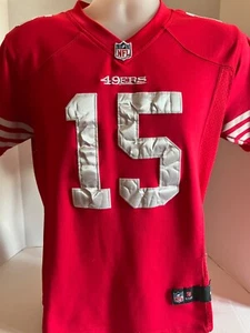 San Francisco 49ers MIchael Crabtree Womens Nike Jersey Red Size Large - Picture 1 of 11