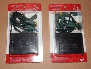 Lights Craft Christmas Light Up LED Multi Color Battery Run 2 Packs 20 Total 95F - Picture 1 of 2