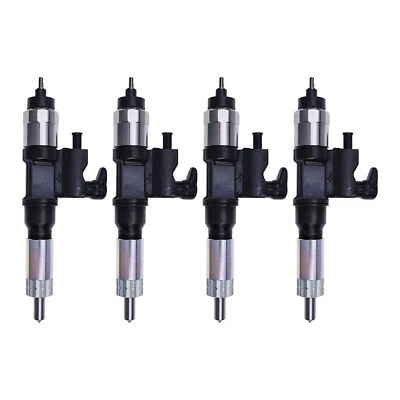 4X Fuel Injector 095000-5471 for 01-07 Isuzu Truck NPR NPR-HD Engine 4HK1 5.2L — 第 1/4 张图片