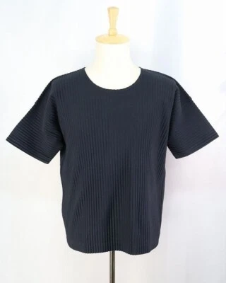 Мужская футболка HOMME PLISSE ISSEY MIYAKE темно-синяя размер 2 182 8121 - Изображение 1 из 4