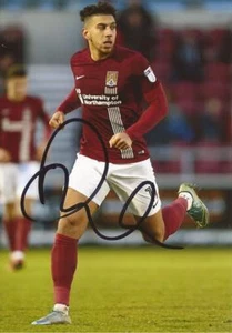 NORTHAMPTON: DANIEL POWELL SIGNED 6x4 ACTION PHOTO+COA - Picture 1 of 1
