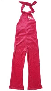 Girls Velour Sequin Dragonfly Flare Leg Retro Jumpsuit Playsuit 5 to 10 Years - Picture 1 of 2