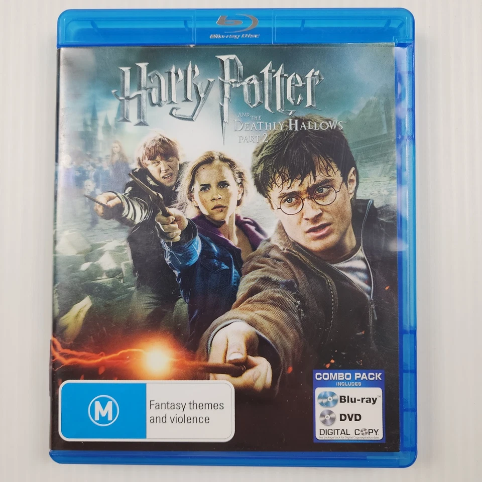 Harry Potter and the Deathly Hallows Part 2 Blu-ray - Region B - TRACKED POST - image 1 of 4