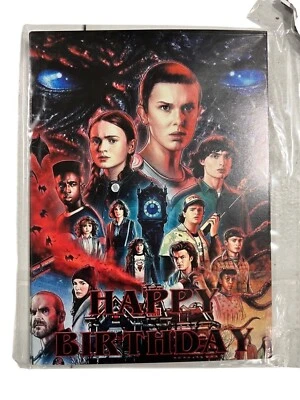 Stranger Birthday Party Supplies,Stranger Decorations Set with A larger Backdrop - Image 1 of 4