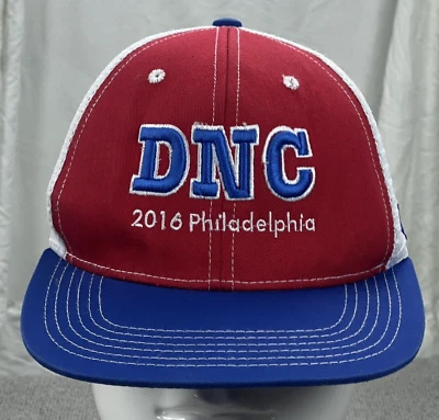 Gorra del Partido Demócrata DNC Convención Malla Snapback Gorra de Camionero Burro Rojo EE. UU. Foto 1 de 4