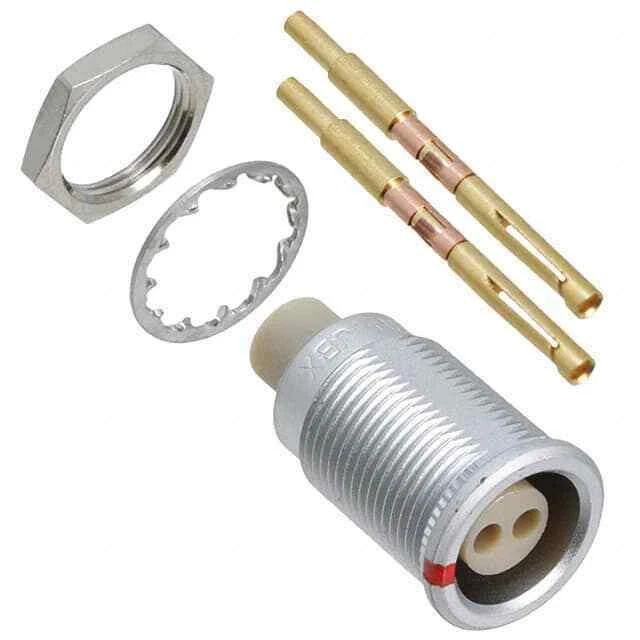 CONN RCPT FMALE 2POS SOLDER CUP - Image 1 of 1