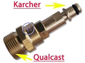 Manguera de lavadora a presión Connect Qualcast (atornillada) en máquina Karcher Push Fit - Imagen 1 de 1