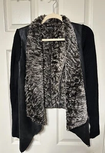 Dolce Cabo FAUX Fur Jacket Size S - Picture 1 of 5