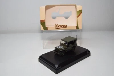 B43 1:43 VICTORIA R001 JEEP WILLYS D-DAY U.S. ARMY MIB - Immagine 1 di 4