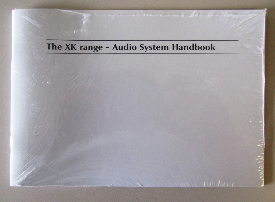 Sistema de audio Jaguar XK XKR 2003 2004 2005 2006 MANUAL DEL PROPIETARIO NUEVO ENVÍO GRATUITO Foto 1 de 1