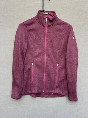 Женская куртка Spyder Размер Small Бургундия Выносливость На молнии Флисовый Свитер Карманы - Изображение 1 из 4