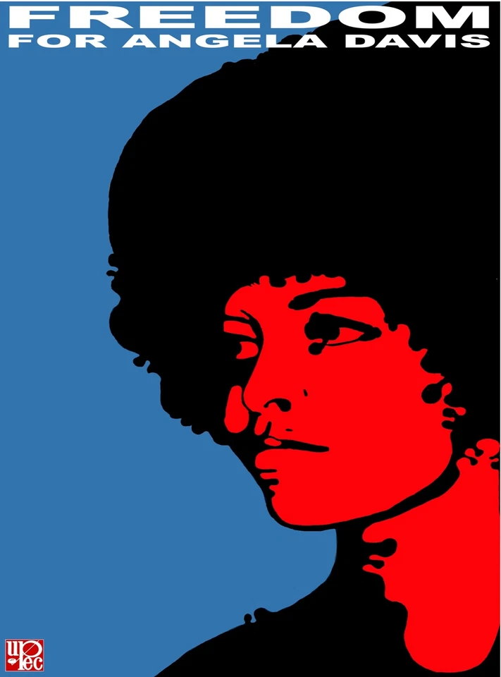 2225.Freedom 4 Angela Davis Poster.Political Black Panther civil rights history - Image 1 of 1