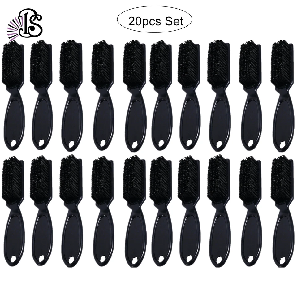 5/10/20 piezas Cerdas suaves Cuchilla de peluquero Cortadora de limpieza Nylon Cepillo Peine Foto 1 de 4