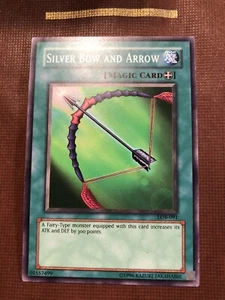 Yu-Gi-Oh! TCG Silver Bow and Arrow Legend of Blue Eyes White Dragon LOB-091... - Imagen 1 de 2