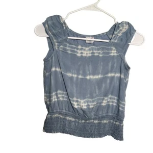 Abercrombie & Fitch Top Girl's 11/12 Tie Dye Cap Sleeve Casual Top - Picture 1 of 8
