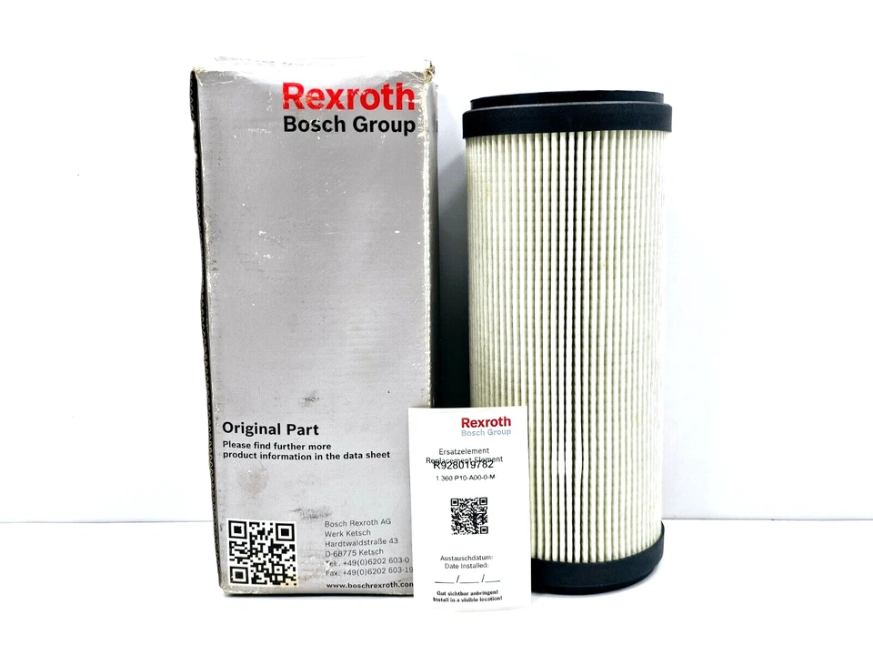 R98019782 ELEMENTO FILTRO REXROTH 1.360 P10-A00-0-M (EX7262) HECHO EN ALEMANIA Foto 1 de 4