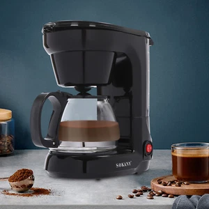 750ml/31.7oz Kleine Kaffeemaschine Tropfkaffeemaschine Espressomaschine 650W - Bild 1 von 17