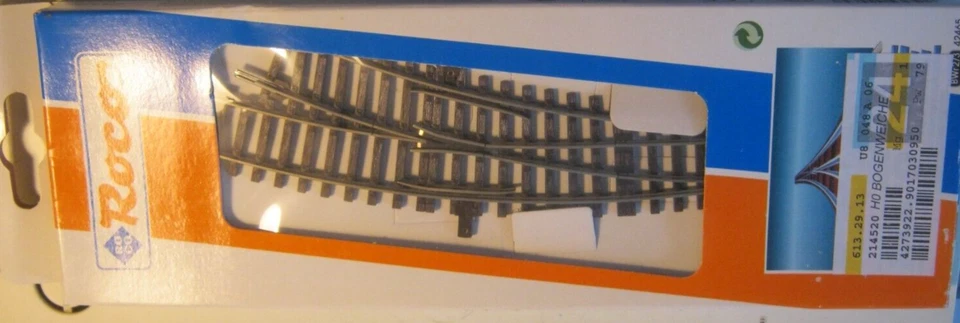 Roco 42465 Switch Track Right BWr2/3 Without Drive New Original Packaging - Image 1 of 1