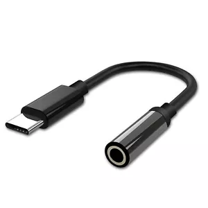 USB TYP-C Audio Adapter Kopfhörer Klinke für Apple iPad mini (2024) SCHWARZ - Bild 1 von 6