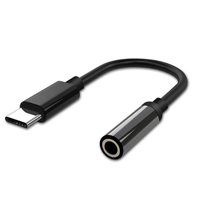 Adattatore USB TYP-C A 3,5Mm Per Cuffie Google Pixel Tablet NERO - Immagine 1 di 4