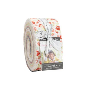 Moda FRESH FIG FAVORITES 2.5" Quilt Fabric Strips 20410JR Jelly Roll By Fig Tree - Picture 1 of 2