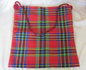 19C. ANTIQUE BALKANS FOLK ART HANDWOVEN WOOLEN SACK BAG  - Picture 1 of 8