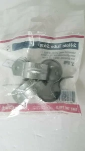 Sioux Chief Pipe Tube Strap Heavy Duty Galvanized 1” 2-Holes bag of 4 NEW O1 - Bild 1 von 3
