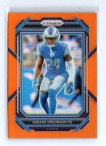 2022 Panini Prizm Amani Oruwariye #101 Orange #/249 Detroit Lions - Picture 1 of 2