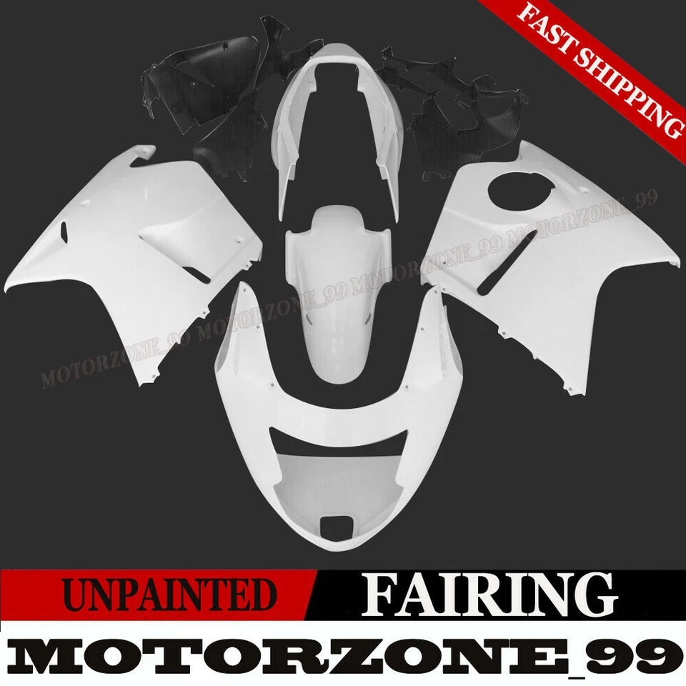For Honda CBR1100XX Blackbird 1996-2007 Unpainted Fairing ABS Injection Bodywork Foto 1 de 4