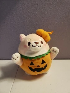 Halloween Pumpkin Mameshiba Plush - Picture 1 of 3