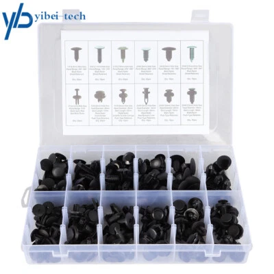 192 Clip Automotive Push Pin Retainer Assortment Kit For Toyota Honda GM Ford US - Image 1 of 4