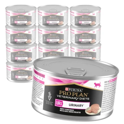 Purina Pro Plan Veterinary Diets Urinary Katzenfutter Mus 12x195g Struvitsteine