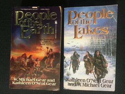 Lot 2 First North American Series PEOPLE OF THE EARTH + LAKES Gear Prehistoric Foto 1 de 3