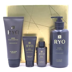 RYO Premium HBX Alivio de la Pérdida de Cabello Set de Regalo Champú Cuero Cabelludo Cabello Paquete de 4 ítems K-Beauty - Imagen 1 de 14