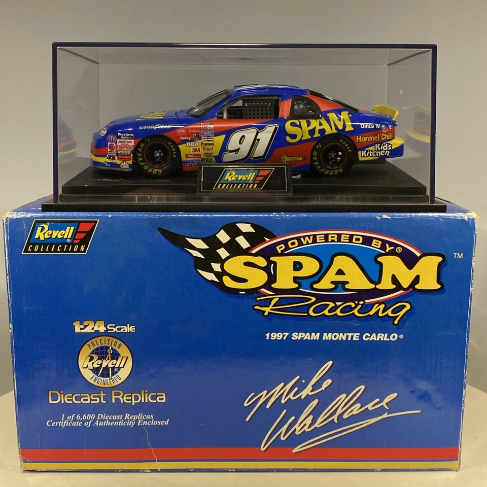 Vintage Revell Mike Wallace #91 1:24 Diecast Monte Carlo New - Image 1 of 4