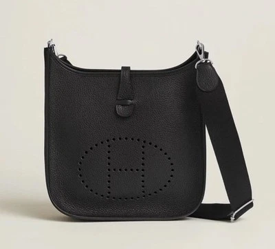 Bandolera HERMES EVELYN POCHE III 29 CLEMENCE 89 - Noir - 100% AUTÉNTICA ¡NUEVA! Foto 1 de 3