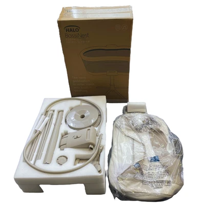 Berço giratório calmante HALO 5128 BassiNest 3.0 bebê - Cinza quente  - Imagem 1 de 4