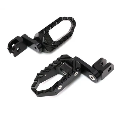 Black TRC 40mm Lower Front Wide Footpegs For Kawasaki ZX-6R NINJA ZX-600 95-02 - Image 1 of 4