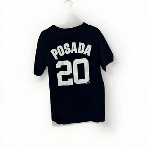 Jorge Posada #20 New York Yankees Majestic Navy T-Shirt Herren Gr. M MLB - Bild 1 von 3