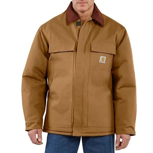 Carhartt Firm Duck Insulated Loose Fit Traditional Coat 0C0003 Brown Mens 3XL - Bild 1 von 7