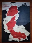 Projektion deutscher Ostgebiete aufs Gebiet der BRD +Faksimile+ Schautafel 50-er